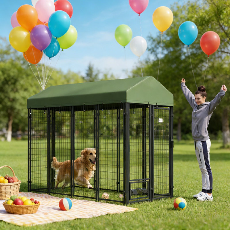 Product Details        Get a spacious home for your furry friend with a PawHut large outdo ...