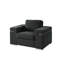 Fauteuils d'appoint en tissu de lin-715711048