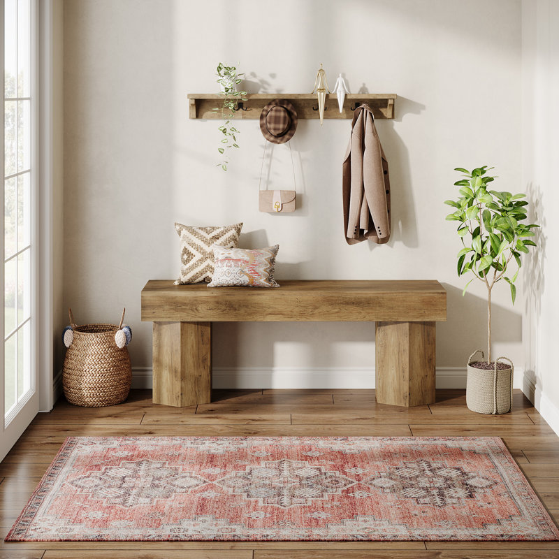 41" Farmhouse Entryway Bench