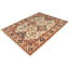 Tapis ivoire / bleu en laine noué à la main de style oriental rectangulaire 5 pi 1 po x 6 pi 10 po Dorn