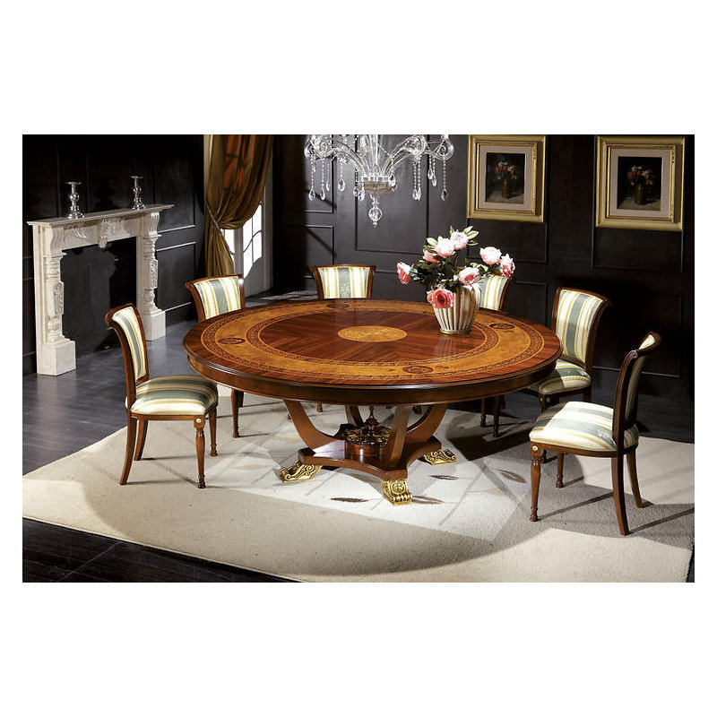 Dining Table, 30" H x 79" W x 79" D