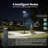 Fontane 16.5'' Diamond-shaped Dusk-to-Down Solar Lamp Post Head with Radar Sensor & Remote
