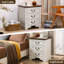 Table de chevet de 21,65 po de largeur avec 3 tiroirs (ensemble de 2)-119323916-118100479