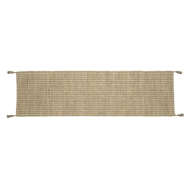 Ensemble de tapis d'intérieur en coton Corfu, Tapis de couloir 2 pi 3 po x 8 pi