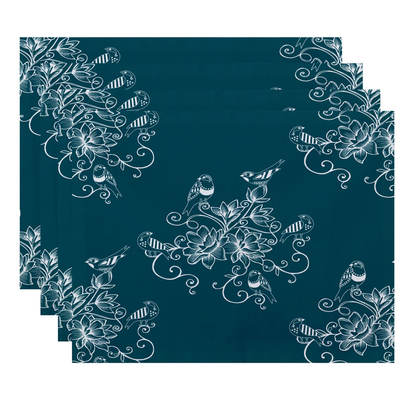 Aspacio 18" Placemat Set, Teal