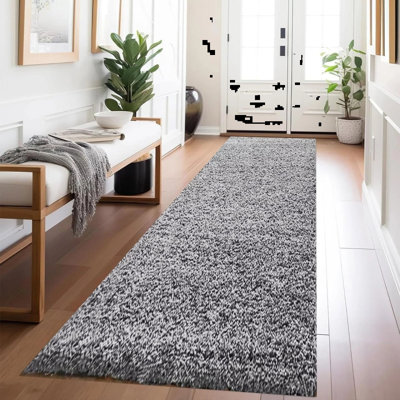 Solid Colour Shag Area Rug
