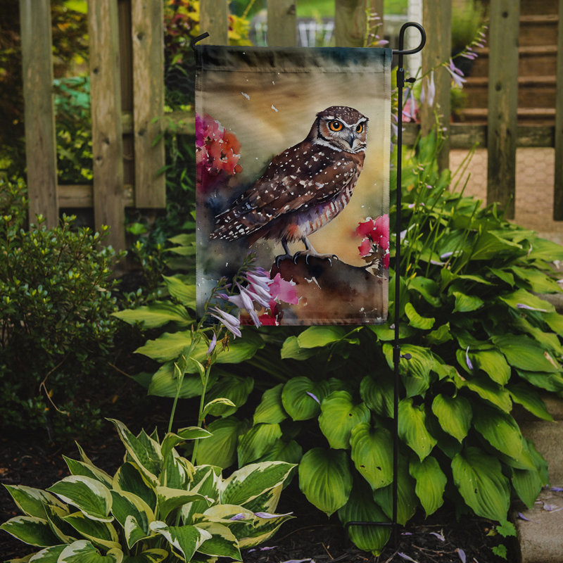 Drapeau du jardin Burrowing Owl_DAC3196