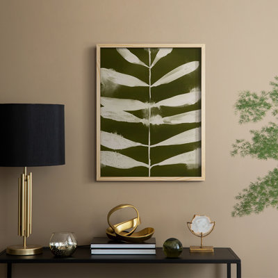 «Organic Bloom VI», reproduction encadrée - bois massif