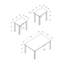 Ensemble de table, ensemble 3 pièces, café, bout, côté, décor, salon, stratifié, transitionnel-1946957334