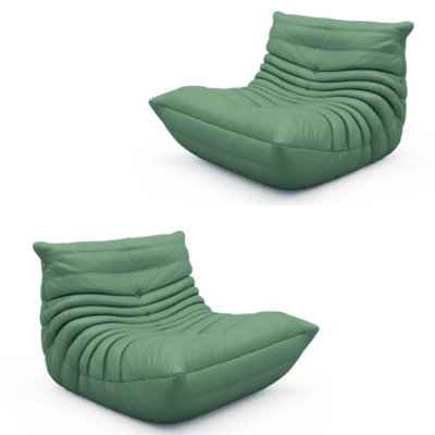 Méridienne à billes rechargeable en similicuir