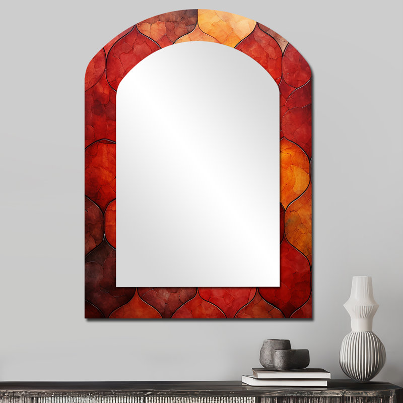 Miroir mural moderne unique Elegant, 34 po x 25 po