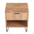 Dumbo 20" Fluted Nightstand In Golden Brown  (Only Nightstand)-362834083