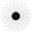Chancey Metal Sunburst Wall Mirror-1231283430