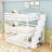Triple Bunk Bed With Storage Staircase-77389400