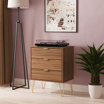 Bisceglia 58 cm W Chest of 3 Drawers