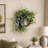 26" Handcrafted Faux Spring Summer Front Door Wreath with Bow