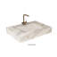 Travertin blanc sans joint de 40 pouces-136124621
