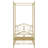 Turkay Metal Canopy Bed Frame-1203360076-1203314993