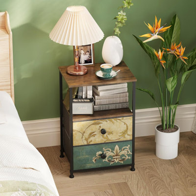 40cm W Manufactured Wood Bedside Table