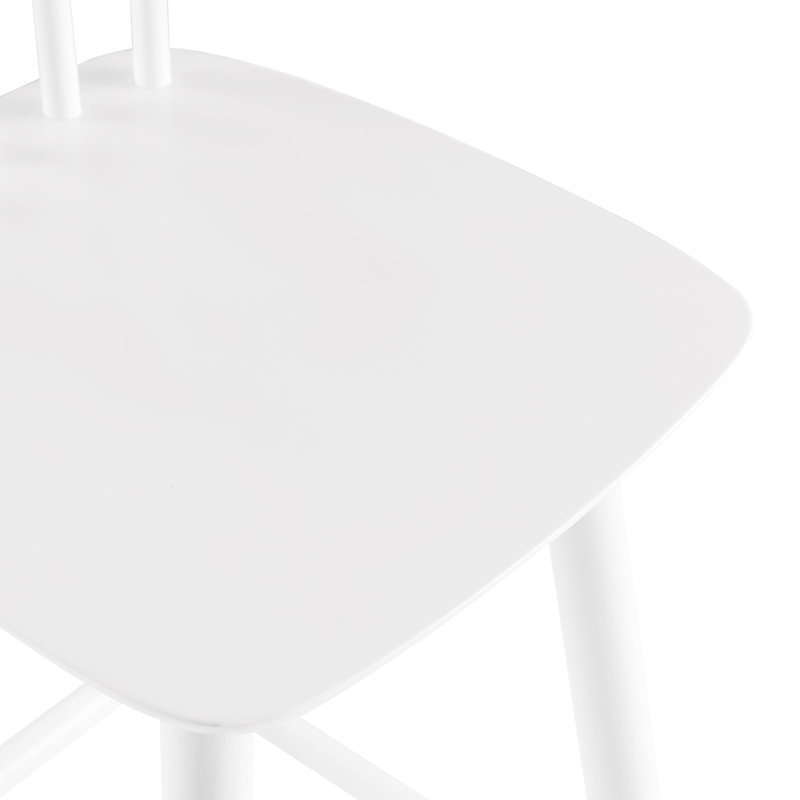 Tabouret Baggett, 4, Blanc, Tabouret de comptoir (siège d'une hauteur de 26 p
