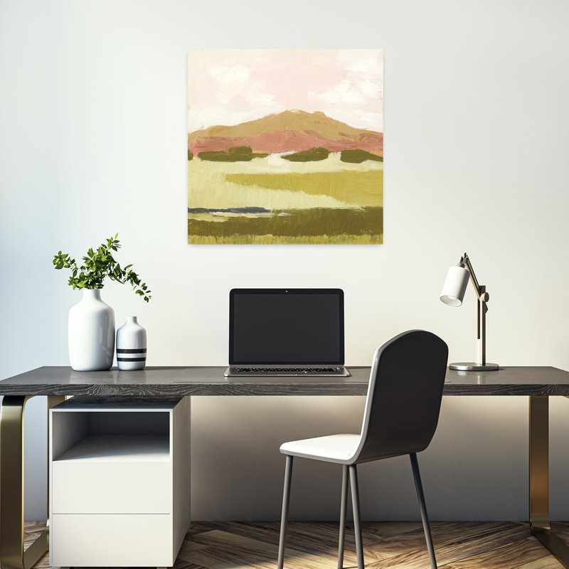 Contemporary Art Abstract Contemporary Landscape Nature Art by Mackenzie Nelson - Wrapped Canvas Print