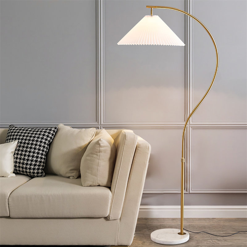 Jaxcyn 63'' Arched Floor Lamp Set