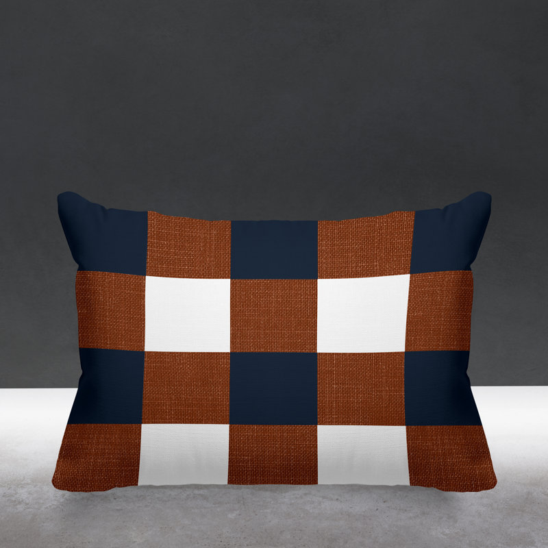 Coussin intérieur / extérieur Jeb Farm House, Orange brûlé