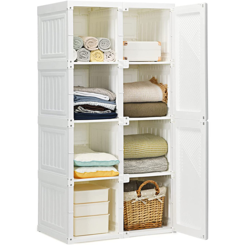 Leclaire 2 Door Kunststoff Wardrobe