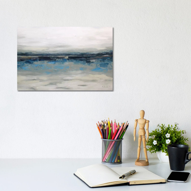 Abstract Seascape XXVI by Radiana Christova - Wrapped Canvas Painting, 20.32 cm H x 30.48 cm W