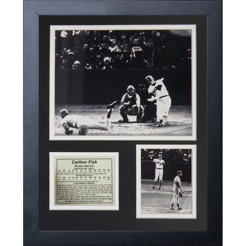 Souvenirs encadrée "carlton fisk-75" home run
