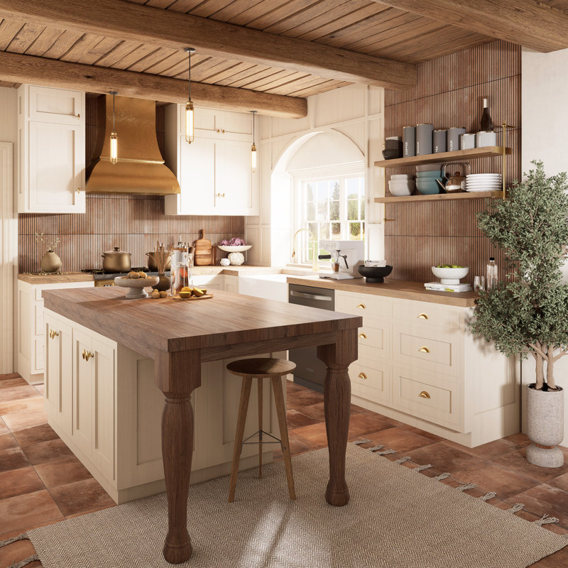 Americana Boston Strata 6-7/8 In. X 14 In. Porcelain Floor And Wall Tile, Brown;Orange