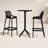 Asherton 23.6" W 2-Person Square Bar Height Dining Set with Foldable Table-904886027