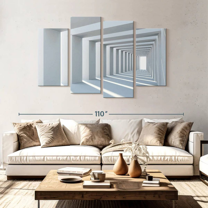Cube Lilie, 54" H x 84" W