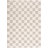 Atiran Checkered Shag Beige Area Rug-476243295