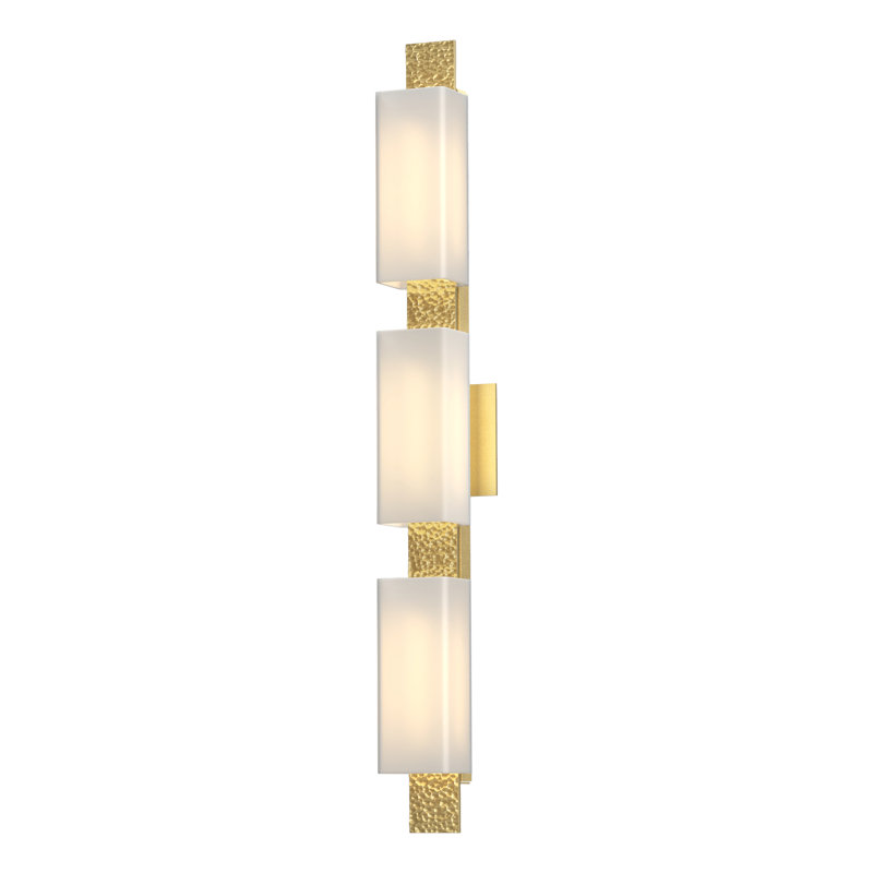 Oceanus 3 Light Sconce, Modern Brass