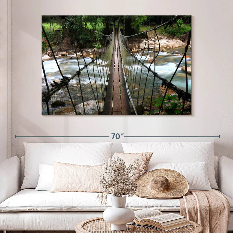 Lilie Steep Rope Bridge, H 34 po x l 51 po