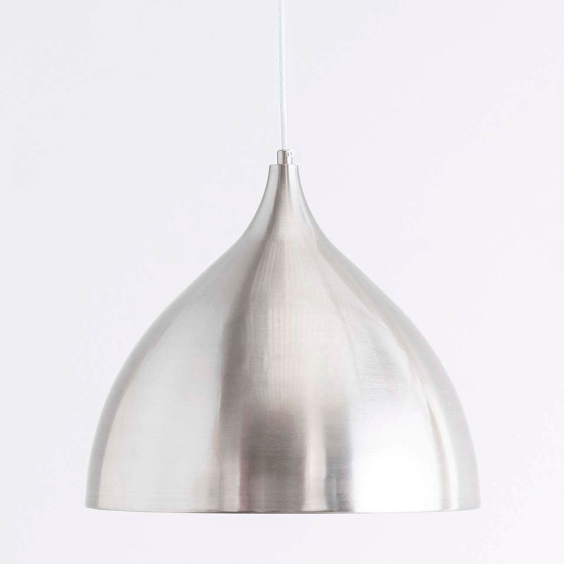 Achilleas 1 - Light Single Pendant, Brushed Nickel