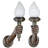 French Neoclassical 2-Piece Plug-in Armed Sconces