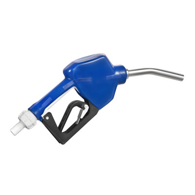 Buse de fluide d'échappement de baril de 3/4 de pouce (DEF) avec arrêt automatique, distributeur en acier inoxydable pour l'urée et les fluides industriels, bleu