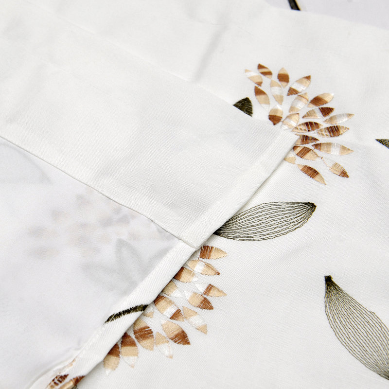 Floral Scalloped Window Valance, Gold