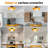 Glass Light Ceiling Light Mid-Century Modern Flush Mount Light Fixtures-110440214