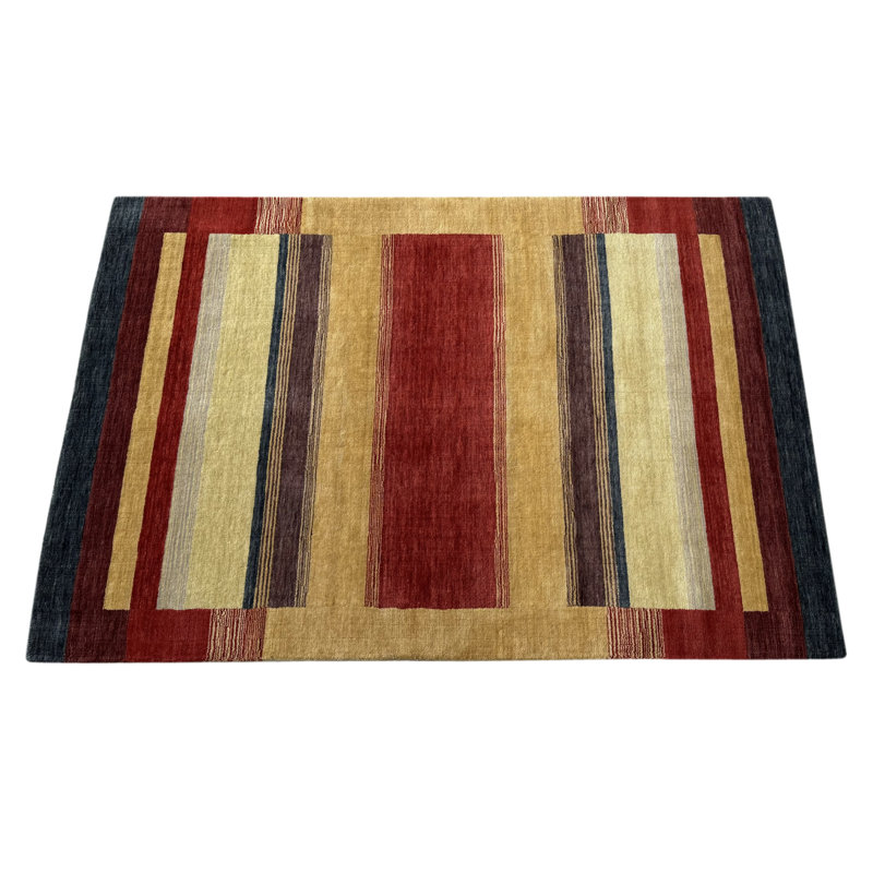 Hand -Knotted Wool Wool Gabbeh Rug, Clivens