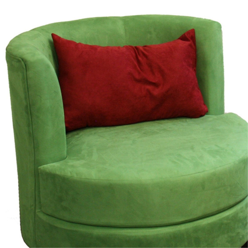 Fauteuil d'appoint de 30,5 po de hauteur avec coussin, vert