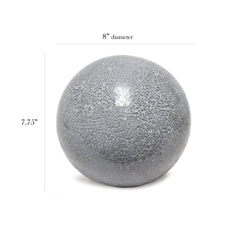 Brathwaite Ceramic Globe Lamp, Gray