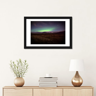 « northern lights », impression sur toile