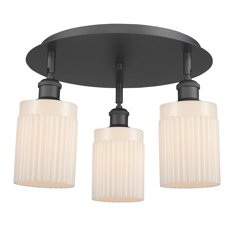 Plafonnier Bethy, Blanc mat, Noir mat