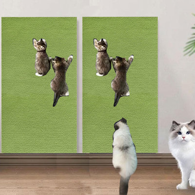 2PACK Self-Adhesive Cat Scratching Mat, Durable Scratch Guard for Sofa,cat Scratch Furniture Protector