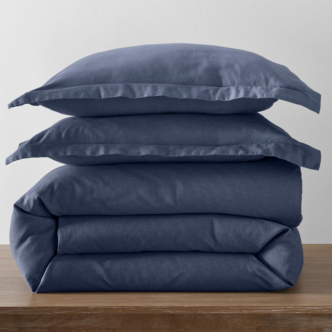 Jeffen Linen Blend Duvet Set RE/FINE™ 