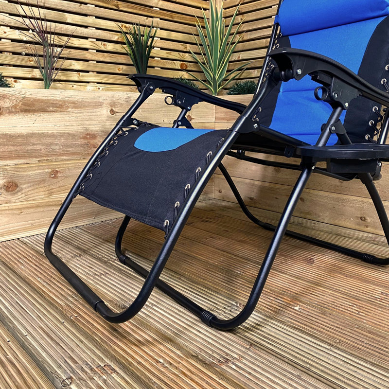 Chaimas Metal Outdoor Lounge Chair