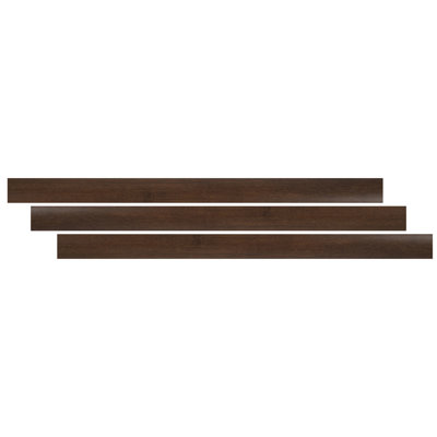 Moulure de finition en vinyle de luxe Heirloom Cherry, 0,27 po d'épaisseur x 94 po de longueur x 1,77 po de largeur